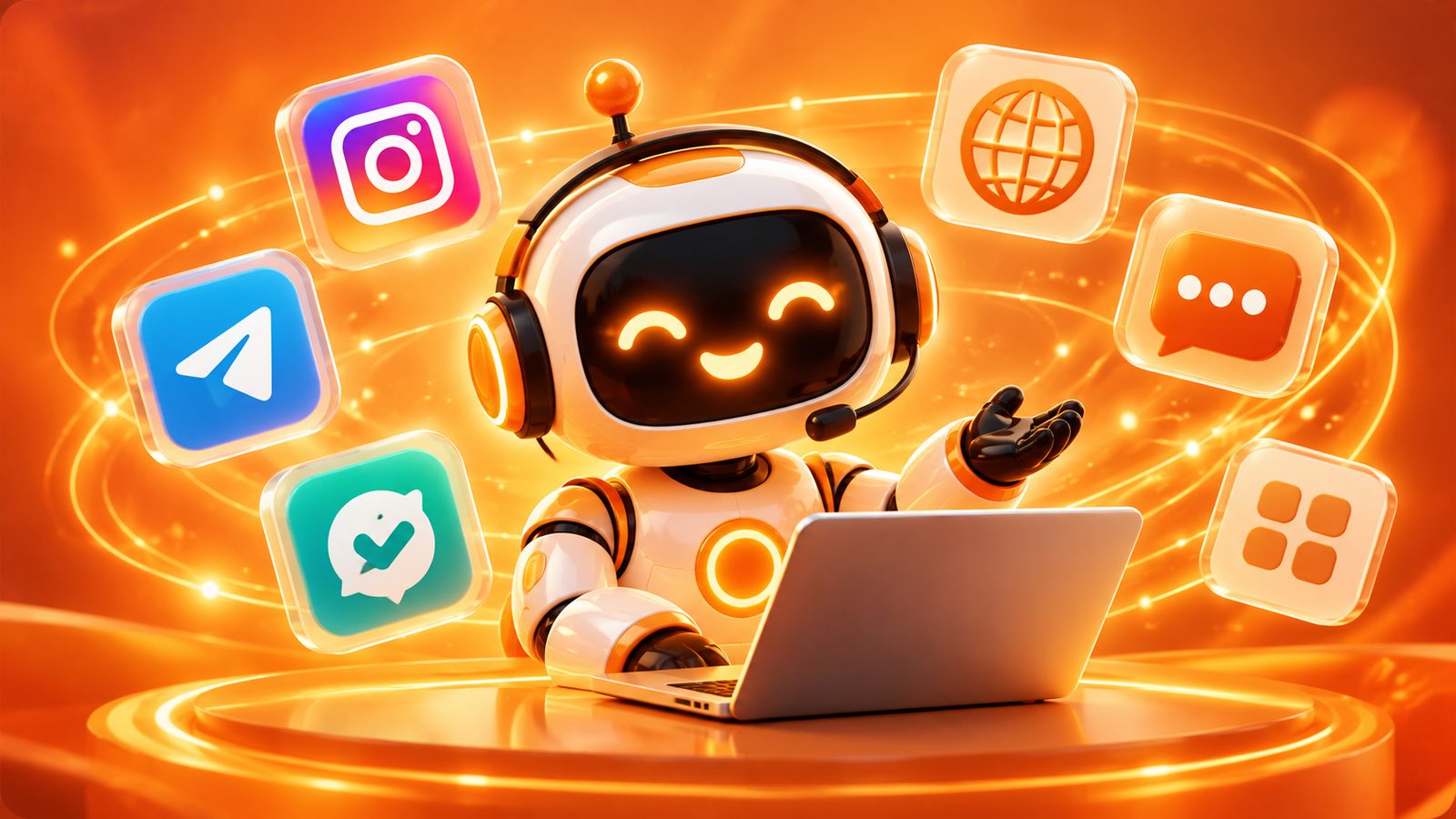 دستیار چت پشتیبانی