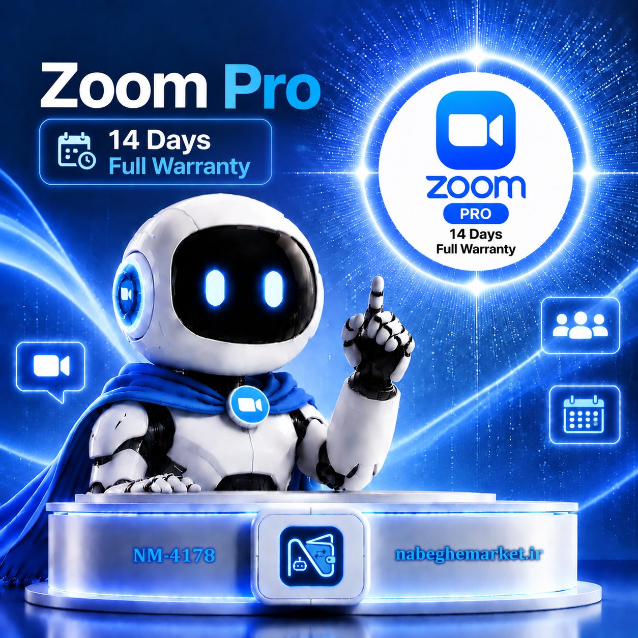 زوم پرو ۱۴ روزه باگارانتی/ Zoom Pro 14 Days full warranty