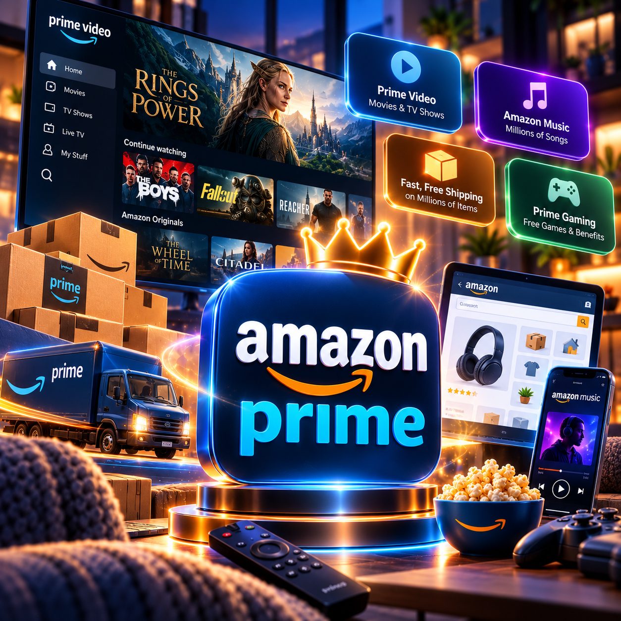 اکانت آمازون پرایم ویدیو 6 ماهه / Amazon Prime Video 6M