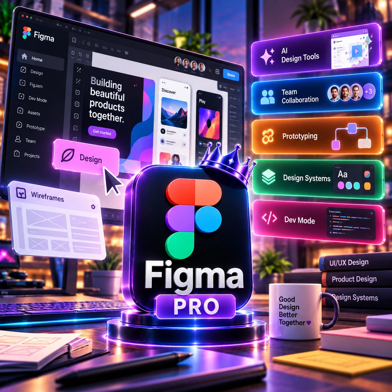اشتراک فیگما پرو یک ساله / Figma Pro 1 year